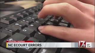 North Carolina e-Courts errors