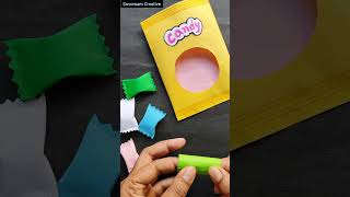 DIY cute chocolate easy | Chocolate Gifts | Paper candy gift| #chocolate #youtubeshorts | #Shorts