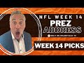 2024 NFL Week 14 Predictions | NFL Picks on EVERY Week 14 Game | NFL Prezidential Address