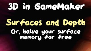 Disabling Surface Depth - GameMaker Tutorial