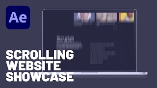 How to Make a Scrolling Website Showcase in Adobe After Effects