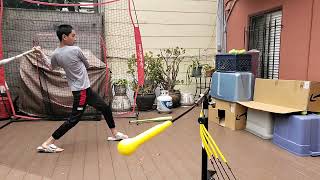 Testing out the SKLZ swing trainer