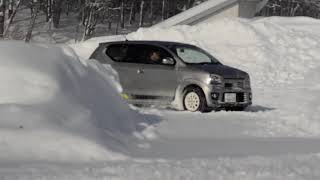 IIZUNA Snow Motor Park 2025/02/11  アルトワークス　雪上　走行　ドリフト