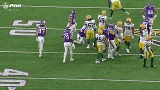 Packers Edgerrin Cooper run defense vs MIN week 17