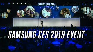 Samsung CES 2019 event in 9 minutes