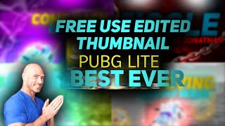 Free to use Edited Thumbnail Without Text Pack | free Thumbnail | Pubg lite free thumbnails | Part-1