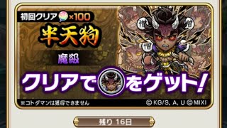 【コトダマン】 半天狗【魔級】ソロノーコン満福（玉壺使用）