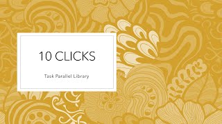 Titbit On "'Task Parallel Library": Concurrency is not parallelism