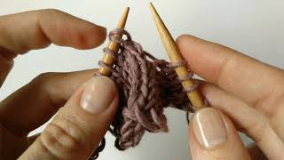 HOW TO KNIT RIGHT LEANING DOUBLE DECREASES II | WE ARE KNITTERS