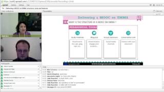 EMMA webinar - Delivering a MOOC on EMMA: structure, tools and features