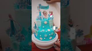 frozen theme cake 🎂