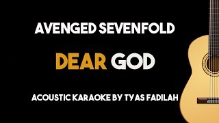Avenged Sevenfold - Dear God (Acoustic Guitar Karaoke Version)
