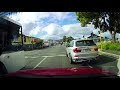 dashcam captures bad driving in dunedin