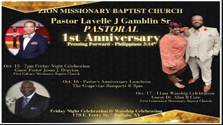 1st Pastoral Anniversary |  Sunday Service | Guest Overseer Alan R. Core