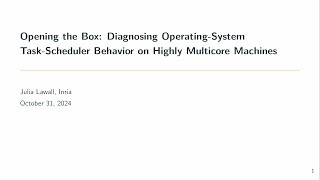 SREcon24 Europe/Middle East/Africa - Opening the Box: Diagnosing Operating-System Task-Scheduler...