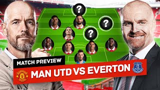 Garner's RETURN! Who Plays Upfront?! Man United vs Everton Tactical Preview