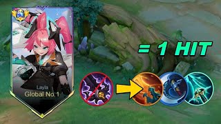 TOP GLOBAL LAYLA 101% NEW CRITICAL BUILD IS BROKEN!!_Mobile Legends