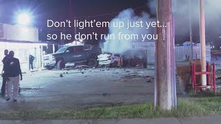 'Don't light ‘em up, so he don't run from you' | Recordings provide details leading up to deadly cra