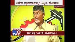 AP Special Status Row: Chandrababu Naidu Asks TDP MPs to Intensify Protest Against Centre