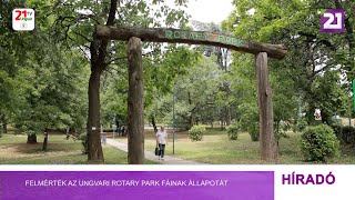 Tv21 Ungvár - Felmérték az ungvári Rotary park fáinak állapotát