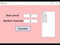 VB.net tutorial How to fill listbox by periods in Visual Basic .net