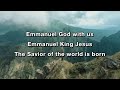 Chris Tomlin - Emmanuel God With Us (Lyric Video)