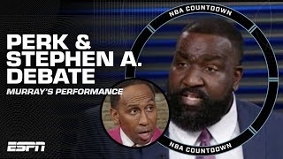 Stephen A. & Big Perk GET INTO IT over Jamal Murray's POOR PERFORMANCE vs. Wolve