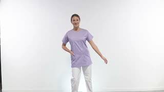 Blouse médicale Femme Julia couleur Violet Infirmière Propreté aide soignante Domicile