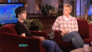 Justin Bieber on Ellen (Sings Teenage Dream, Talks About Bullying & Teaches Her How To Dougie)