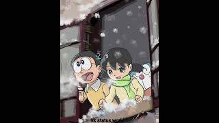 Nobita and shizuka love status 4k with lyrics