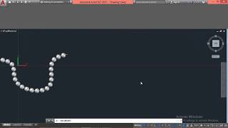 3D ARRAY WITH AUTOCAD *PATH ARRAY*