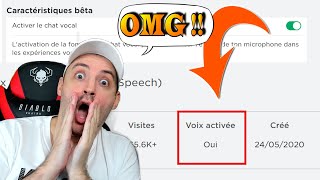 COMMENT ACTIVER LE VOICE CHAT ET PARLER SUR ROBLOX !