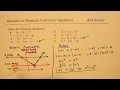 How to Solve Equations with Absolute or Modulus Function