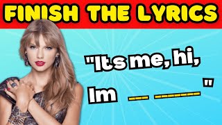 Finish The Lyrics | Most Popular Songs Music Quiz