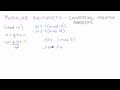 How to Convert a Negative Integer in Modular Arithmetic - Cryptography - Lesson 4