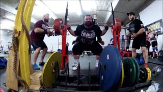 Mettle powerlifter Brad Kleefeld Squat 285kg/629lbs. www.mettleperformance.ca