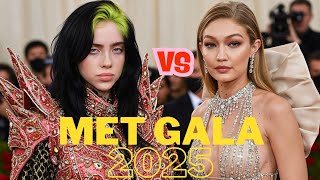 Met Gala 2025 Fashion Clash: Billie’s Bold Look vs Gigi’s Glam Game 👑