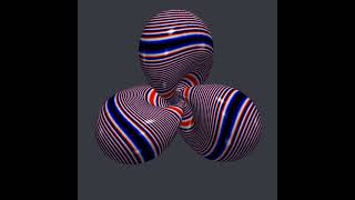 Hopf torus with moving texture (Python)