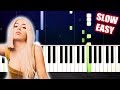 Ava Max - Sweet but Psycho - SLOW EASY Piano Tutorial by PlutaX