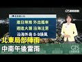 北東局部陣雨　中南午後雷雨｜華視生活氣象｜華視新聞 20240918@CtsTw