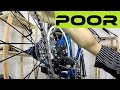 Bicycle gears - 2 main reasons of POOR SHIFTING. Problems with derailleur adjusting.