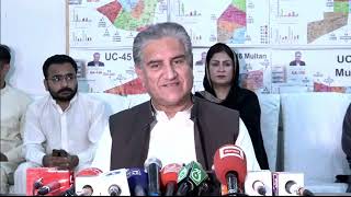 🔴 LIVE | Shah Mahmood Qureshi Media Talk