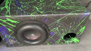 Audiopipe bdc4 10 inch sub. Demo and spl scores