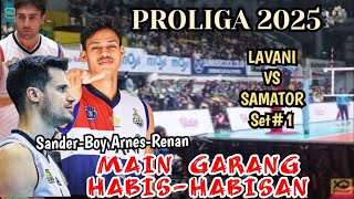 PROLIGA 2025|| Renan+Boy Arnes+Sanders trio mematikan mainnya garang bikin shok terapi SAMATOR