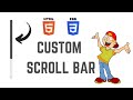 How to Create a Custom Scrollbar using CSS | HTML CSS Tutorial