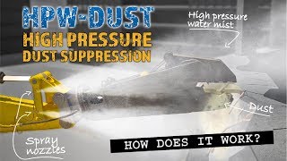 How Does a High Pressure Dust Suppression System Work?