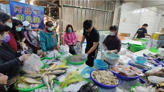 中彰海王子海鮮拍賣 嘉義共和路11號海鮮叫賣直播0112