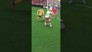 EA FC 24 | RASMUS HOJLUND NUTMEGS DEFENDER WITH BACK HEEL GOAL | FIFA 24