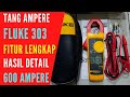 Tang Ampere Fluke 303 Fitur Lengkap Clamp Meter Detail 600A