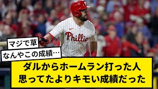 【衝撃】ダルからホームラン打った人、思ってたよりキモい成績だったwwwwww【なんJ反応】【プロ野球反応集】【1分動画】【5chスレ】